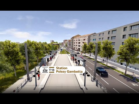 Visite virtuelle du prolongement du Tram T13