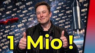 SpaceX beantragt Genehmigung für 1 Millionen Satelliten!