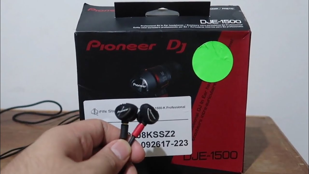 video Tai nghe DJ Pioneer DJE-1500 chính hãng 0