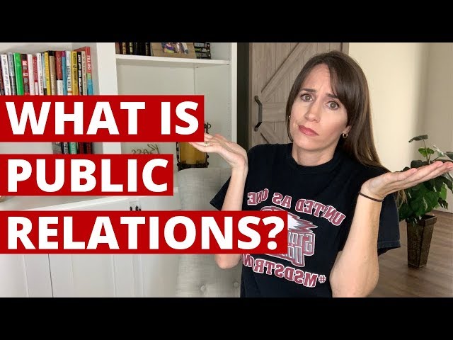 英語のpublic relationsのビデオ発音