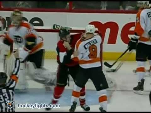 Matt Walker vs Chris Neil Oct 18, 2011