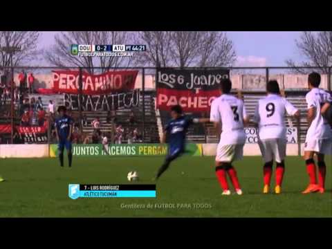 Gol de Rodríguez. Douglas Haig 0 - Atl. Tucumán 2. Fecha 36. B Nacional 2015. FPT