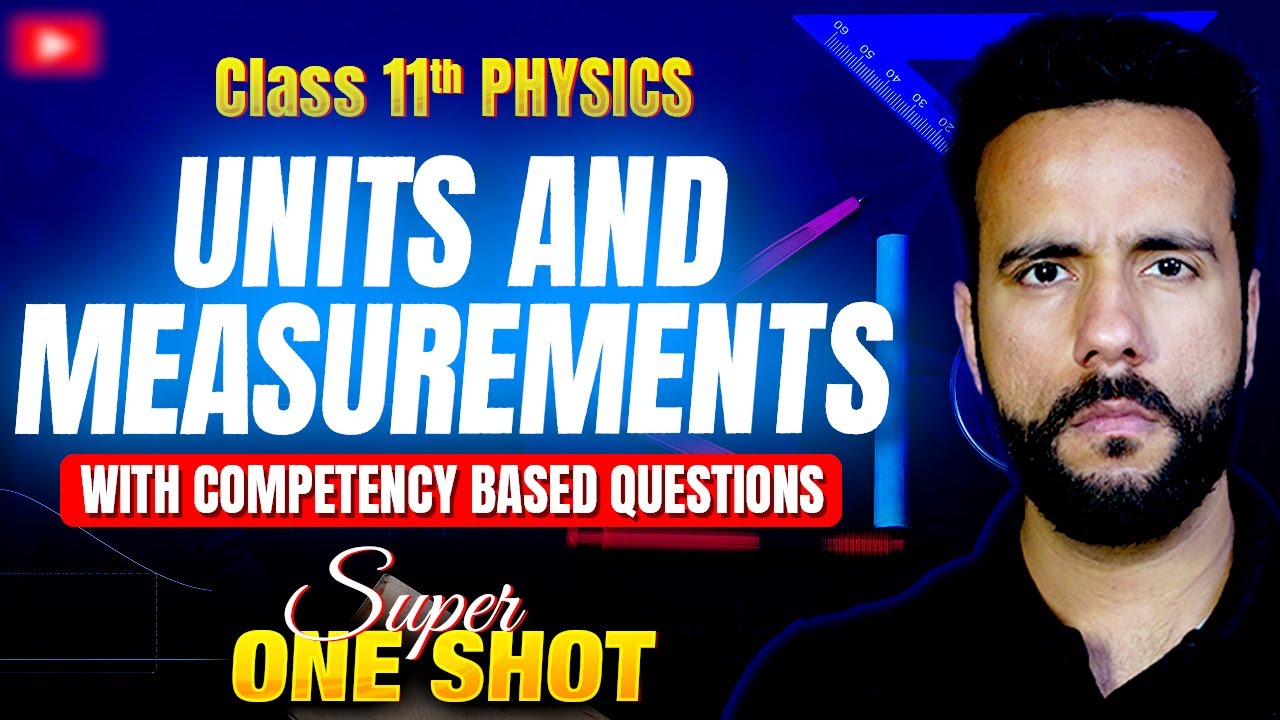 Class 11th Physics – Units and Measurements One Shot with Competency-Based Questions | By Ashu Sir