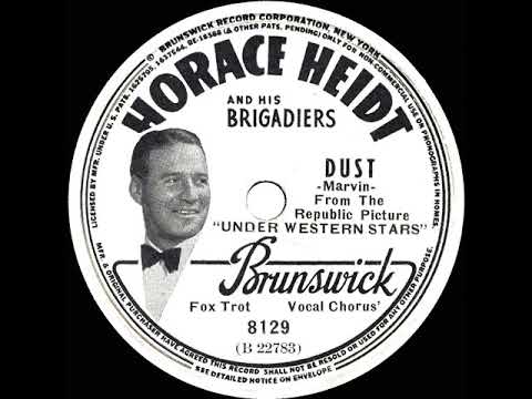 1938 OSCAR-NOMINATED SONG: Dust - Horace Heidt (Larry Cotton & Charioteers, vocal)