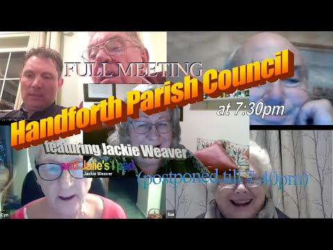 FULL VIDEO of the Extraordinary Meeting of the Handforth Parish Council, feat. Jackie Weaver