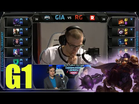 GIANTS! vs Reason Gaming | Game 1 Round 3 EU LCS Expansion Tournament | GIA vs RG G1 50FPS