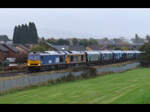 GBRf Class 60 No's. 60026 & 60021 on 6E17 Liverpool Biomass Terminal - Drax Aes on 06.11.21 - HD