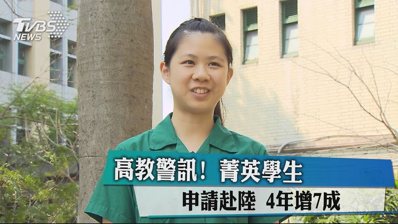 高教警訊!菁英學生申請赴陸 4年增7成