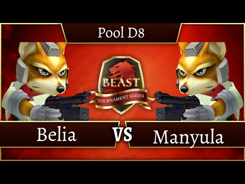 BEAST 7 - Belia (Fox) Vs. Manyula (Fox) - Pool D8 - Melee Singles