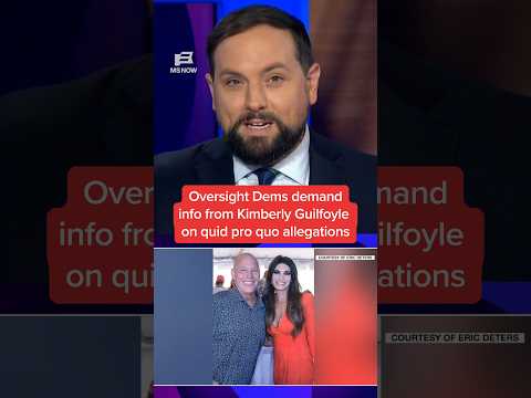 Oversight Dems demand info from Kimberly Guilfoyle on quid pro quo allegations