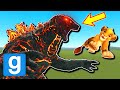 GODZILLA IS THE STRONGEST NEXTBOT Gmod Nextbot SHOOTABIRDIE