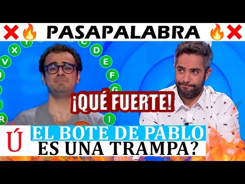 ¡Muy fuerte! La mentira de Pasapalabra con el bote de Pablo: lo que no esperabas