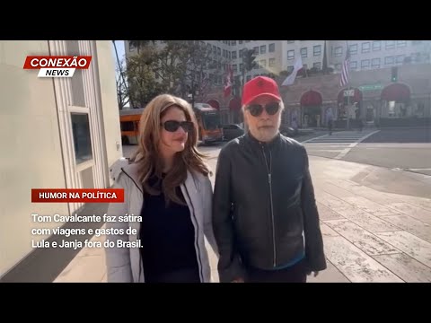 Vídeo: Tom Cavalcante faz sátira com viagens e gastos de Lula e Janja fora do Brasil.