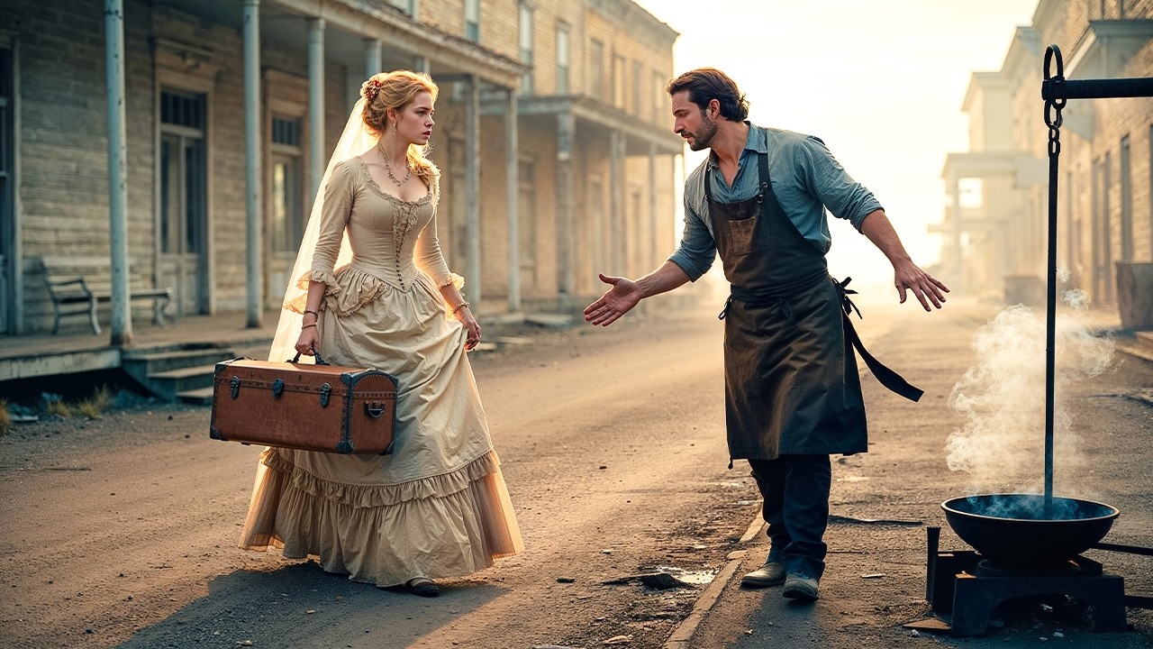 Mail-Order Bride Arrives to a Ghost Town — Until a Lone Blacksmith Steps Out and Marry Her