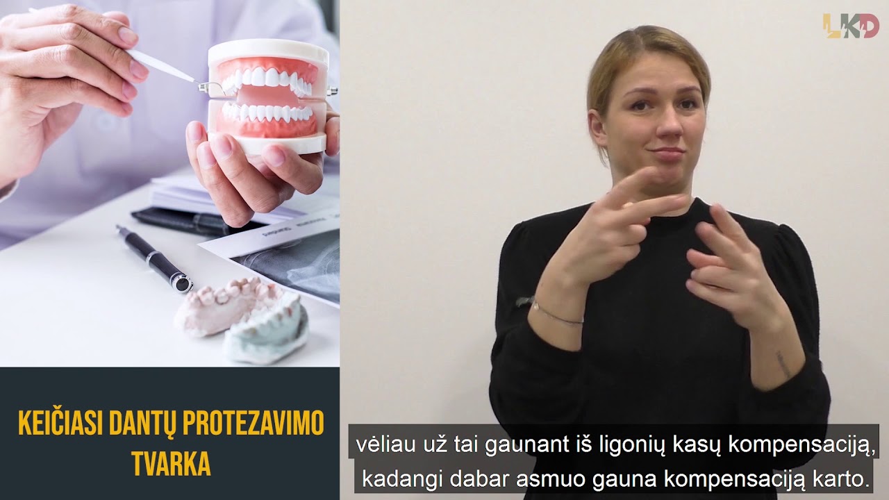 Keičiasi dantų protezavimo tvarka