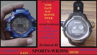 wr30m watch instructions