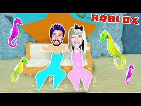 Roblox: KAAN IST ZUM 1. MAL MERMAID - Nina zeigt ihm Meerjungfrauen Welt | Mermaid Simulator