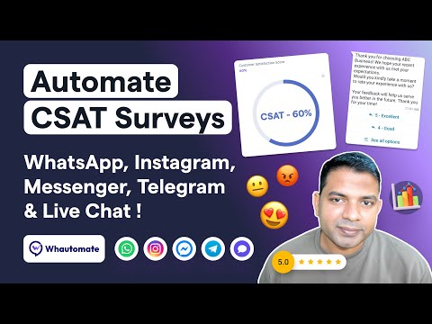 Automate CSAT Surveys on WhatsApp