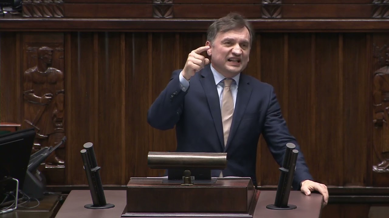 Mocne słowa Z.Ziobry w Sejmie: Tusk będzie siedział za bezprawie!