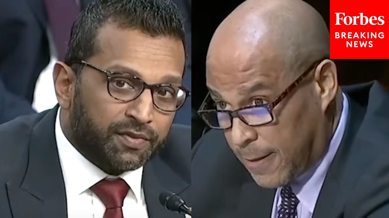 'You're Under Oath': Booker Grills Patel About Prosecutors Involved In Trump Probes Who Were Fired