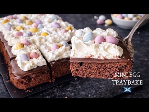 Chocolate, Marshmallow & Mini Egg Tray Bake | Easy Easter Recipe :)