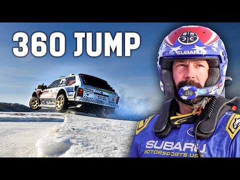 Attempting the first 360 car jump in the Gymkhana Huckster