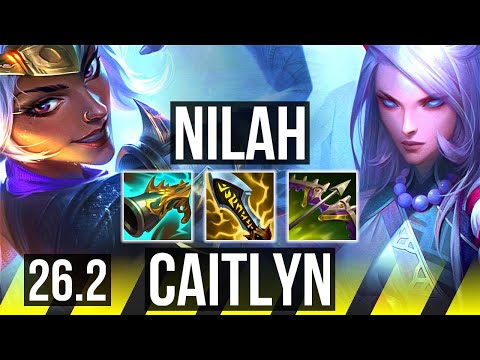 NILAH & Braum vs CAITLYN & Sona (ADC) | EUW Grandmaster | 26.2