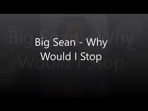 Big Sean - Why Would I Stop Lyrics