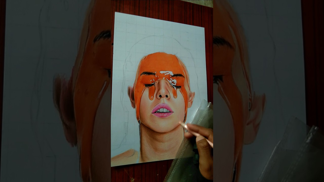 trust the process 😌 #shorts #hyperrealisticdrawing