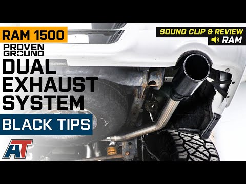 2009-2018 5.7L RAM 1500 Proven Ground Dual Exhaust System with Black Tips Review & Sound Clip
