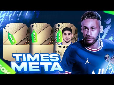 FIFA 22 - MELHORES TIMES META 50K,100K,250K BUGADOS ULTIMATE TEAM!