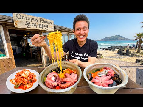 Korea’s $10 Spicy Octopus Ramen!! (Viral Korean Food)