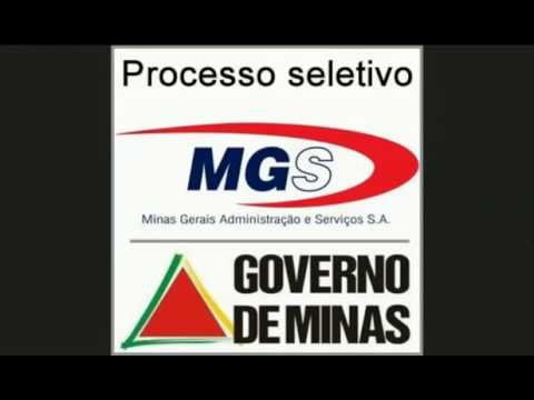 MGS MINAS GERAIS ADMINISTRAÇÃO SERVIÇOS S A CONCURSO PÚBLICO 2017 MATERIAIS ESTUDOS EDITAL