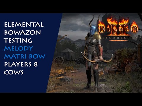 Elemental Bowazon Series: Melody Matriarchal Bow (Cold), P8 Cows - Diablo 2 Resurrected