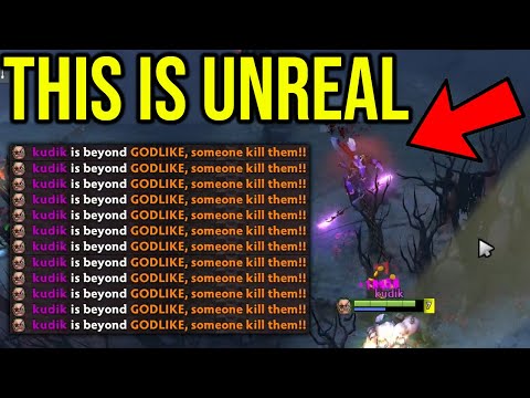 He makes pudge into Beyond Godlike Unbeatable Hero in Dota 2