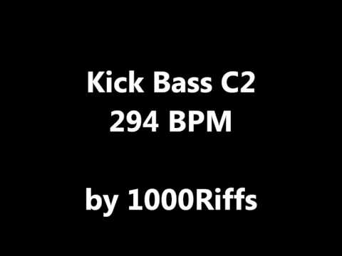Kick Bass C2 : 294 BPM - Beats Per Minute