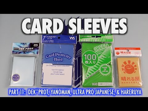 MTG Card Sleeves 11 - Hareruya, Ultra Pro Japanese, Dek, Yanoman for Magic: The Gathering, Pokemon! Video