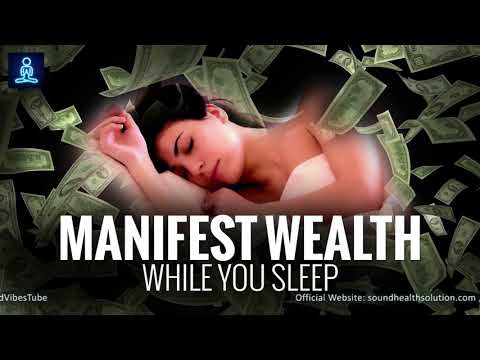 Manifest Wealth While You Sleep 8hr ♬ Attract Abundance of Money ♬ Deep Sleep Programming