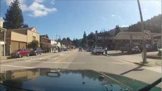 preview picture of video '90 Seconds in Boulder Creek and Ben Lomond via Dashboard Camera'