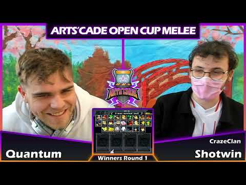 Arts'cade Open Cup #1 - Jiggys | Quantum (Fox) vs CrazeClan | Shotwin (Sheik) Melee Winners Round 1