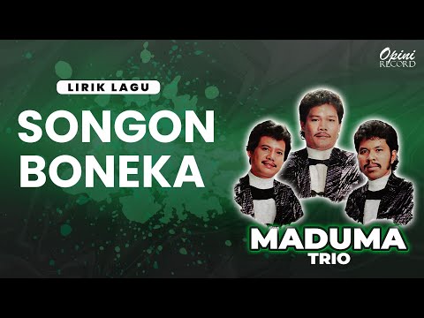 Trio Maduma - Songon Boneka (Video Lirik)