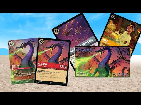How To Win A Maleficent Enchanted Promo! Amber Steel Lorcana Fabled Set Championship Guide!