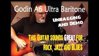 Video thumbnail for Godin A6 Ultra Baritone // Acoustic - Electric Guitar Unboxing and Demo by Kaleidoscope School of Music