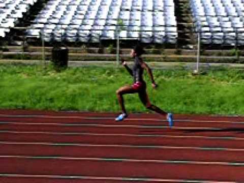 Kimberly Hyacinthe in training