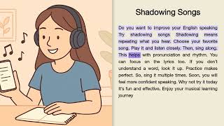 Improve Your English Speaking Skills with Song Shadowing