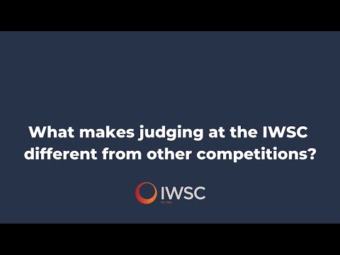 What makes judging at the IWSC  different from other competitions?