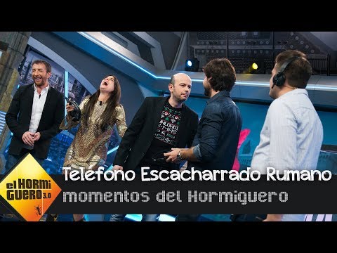 Adriana Ugarte y Álvaro Morte juegan al 'Teléfono Escacharrado Rumano' - El Hormiguero 3.0