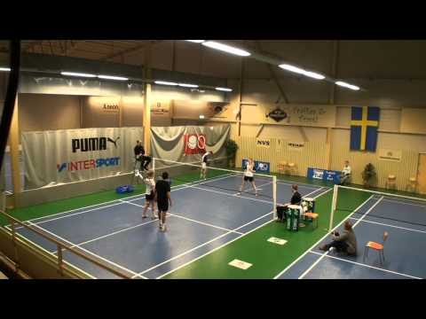 SM U22 Badminton Umeå 2013 Mixeddubbel Semifinal 1