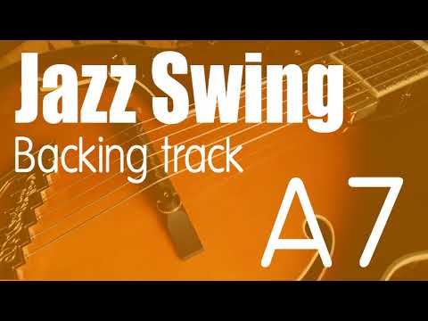 Dominant 7 Jazz Backing Track | A7 | 125 BPM