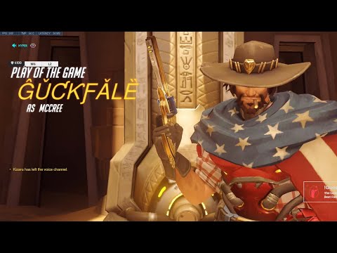 POTG! GALE DUO WITH JOYSTICK! MCCREE + TORBJORN GAMEPLAY OVERWATCH SEASON 27 TOP 500